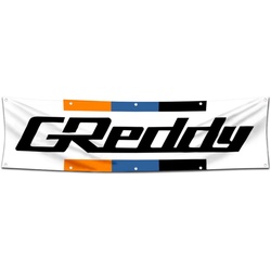 Car Motor Parts Garage Shop Decor Banner Works for Greddy Flag 2x8 Feet