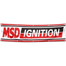 Car Motor Parts Garage Workshop Decor Banner Works for MSD Ignition Flag 2x8 Feet