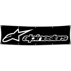 Car Motor Protective Footwear and Apparel Garage Shop Decor Banner Works for Alpinestars Flag 2x8 Feet