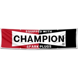 Car Motor Spark Plugs Garage shop Decor Banner Works for Champion Flag 2x8 Feet