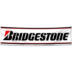 Car Motor Tires Garage Shop Decor Banner Works for Bridgestone Flag 2x8 Feet