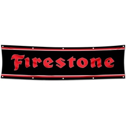 Car Motor Tires Garage Shop Decor Banner Works for Firestone Flag 2x8 Feet