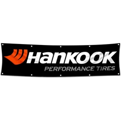 Car Motor Tires Garage Shop Decor Banner Works for Hankook Flag 2x8 Feet