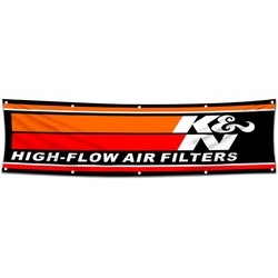 Motorcycles Air filters Garage shop Decor Banner Works for KN Flag 2x8 Feet