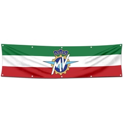 Motorcycles Garage Shop Decor Banner Works for MV Agusta Flag 2x8 Feet