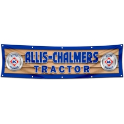 Tractor Garage Shop Decor Banner Works for Allis Chalmers Flag 2x8 Feet