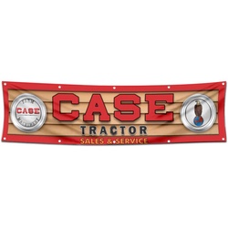 Tractor Garage Shop Decor Banner Works for Case Flag 2x8 Feet