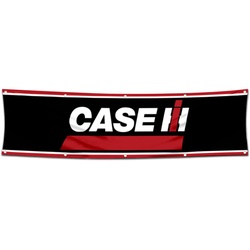 Tractor Garage Shop Decor Banner Works for Case IH Flag 2x8 Feet
