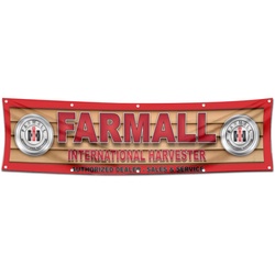 Tractors Garage Shop Decor Banner Works for Farmall Flag 2x8 Feet