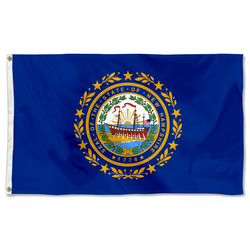 The United States New Hampshire Flag