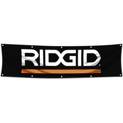 Ridgid Flag Banner 2x8 Feet