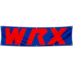 Motorcycles Garage Shop Decor Banner Works for WRX Racing Flag 2x8 Feet