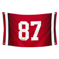 Dwight Clark NO. 87 Flag Banner