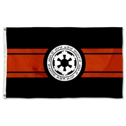 Star Wars Star Trek fans banner New Galactic Empire Flag Banner Red Black