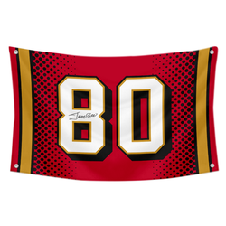 Jerry Rice NO. 80 Flag Banner