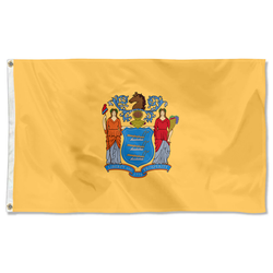 The United States New Jersey Flag