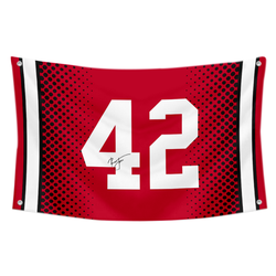 Ronnie Lott NO. 42 Flag Banner