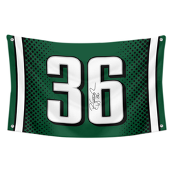Brian Westbrook NO. 36 Flag Banner
