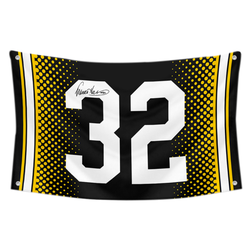 Franco Harris No. 32 Flag Banner