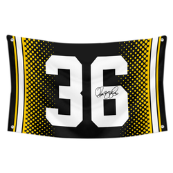 Jerome Bettis  No.36 Flag Banner