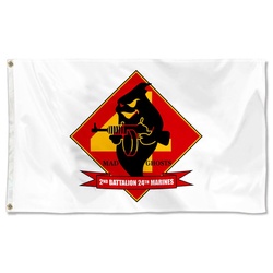 2nd Bn 24th Marines USMC Flag Banner