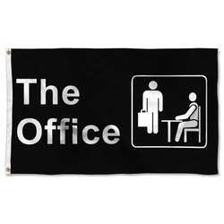 The Office Sign Flag Banner