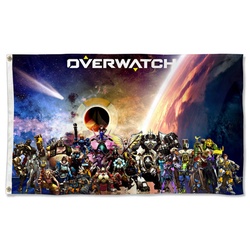 Overwatch Game Poster Flag Banner