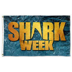 Shark Week Flag Water Aqua Banner