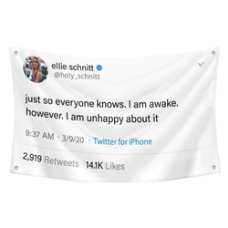 ellie schnitt - just so everyone knows. I am unhappy about it Flag Twitter Banner White