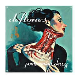 Deftones Pomeranian Decoy Decor Flag Banner