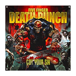 Five Finger Death Punch Got Your Six Decor Flag Banner