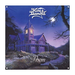 KING DIAMOND Them Decor Flag Banner