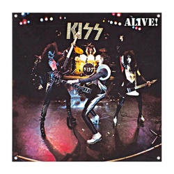 KISS Alive Decor Flag Banner