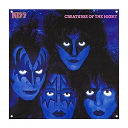 KISS Creatures of the Night Decor Flag Banner