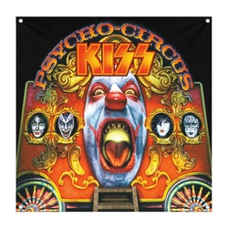 Kiss Psycho Circus Decor Flag Banner