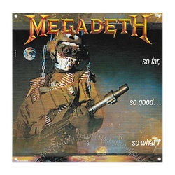 MEGADETH So Far So Good So What Decor Flag Banner