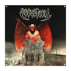 SEPULTURA Bestial Devastation Decor Flag Banner