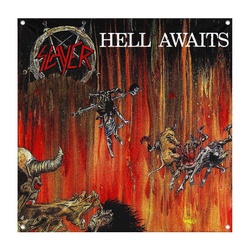 SLAYER Hell Awaits Decor Flag Banner