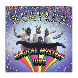 The BEATLES Magical Mystery Tour Decor Flag Banner