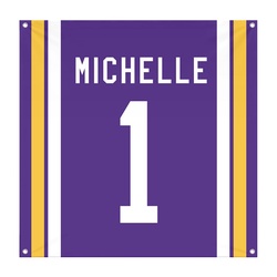 MICHELLE 1 Decor Flag Banner