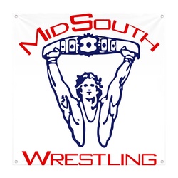 Mid-South Championship Wrestling Decor Flag Banner