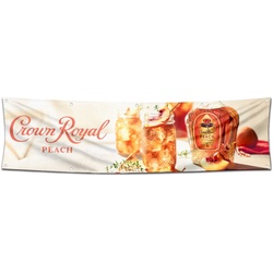 Crown Royal Beverage flag 2x8ft banner