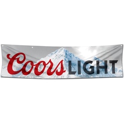 Dimike Coors Light Beer Flag 2x8ft Banner