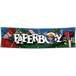 Paperboy Arcade Video Game Banner Flag 2x8ft banner