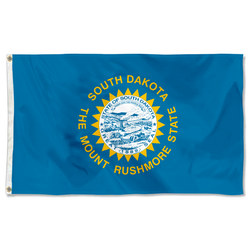 The United States South Dakota Flag