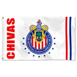 Chivas Guadalajara Rojiblancos Flag Banner