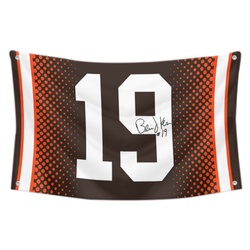 Bernie Kosar No.19 Flag Football Fans Banner
