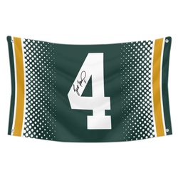 Brett Favre No.4 Flag Football Fans Banner