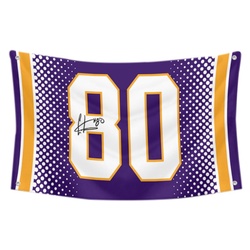 Cris Carter No.80 Flag Football Fans Banner