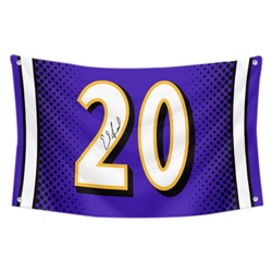 Ed Reed No.20  Flag Football Fans Banner